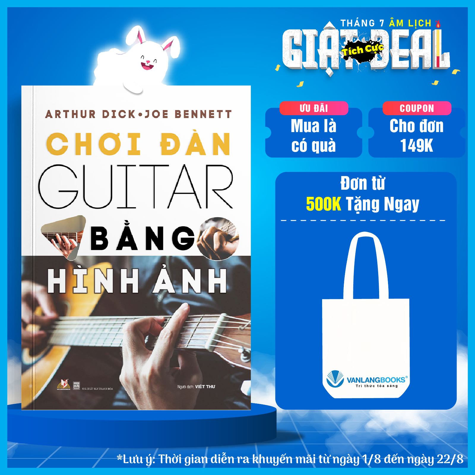 Sách - Chơi Đàn Guitar Bằng Hình Ảnh-Vanlangbooks