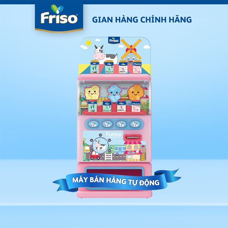 Máy bán hàng tự động quà tặng từ bobby hàng cao cấp có pin sale sốc cho các bé
