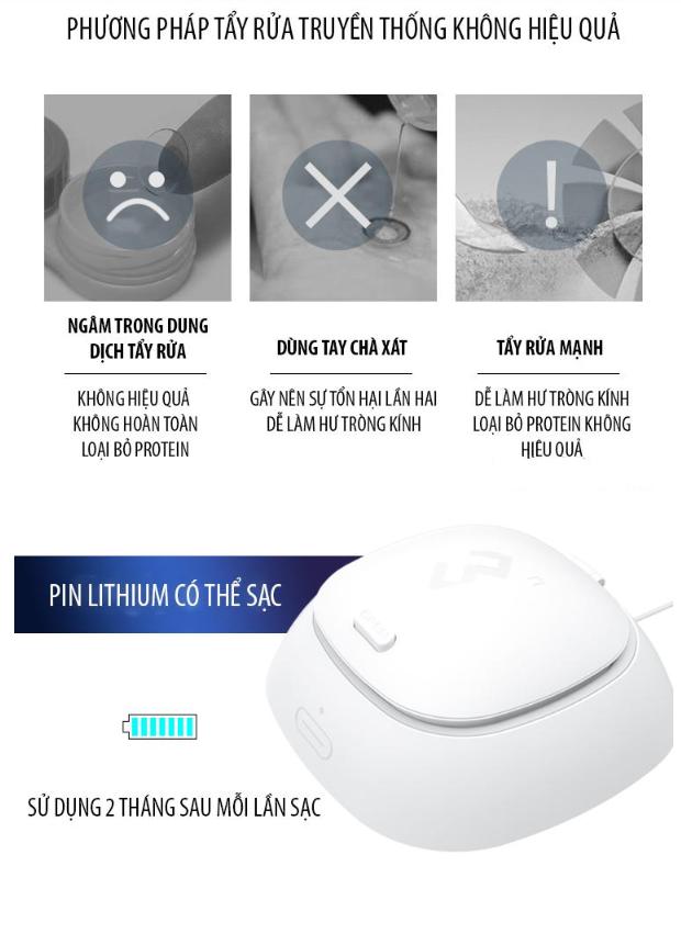 It Smart - Máy Rửa Kính Áp Tròng Mini 3N (Trắng)