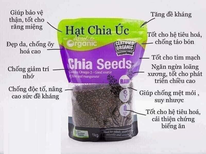 Hạt Chia Organic Úc