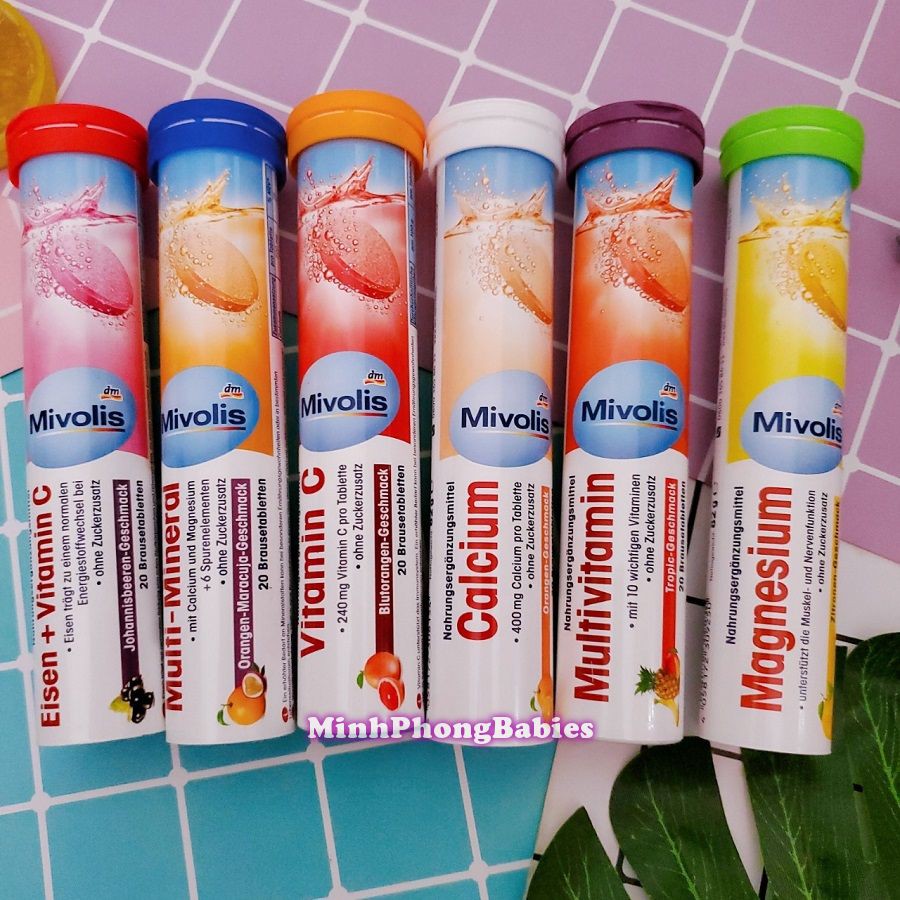 Viên Sủi Vitamin Tăng Đề Kháng Mivolis