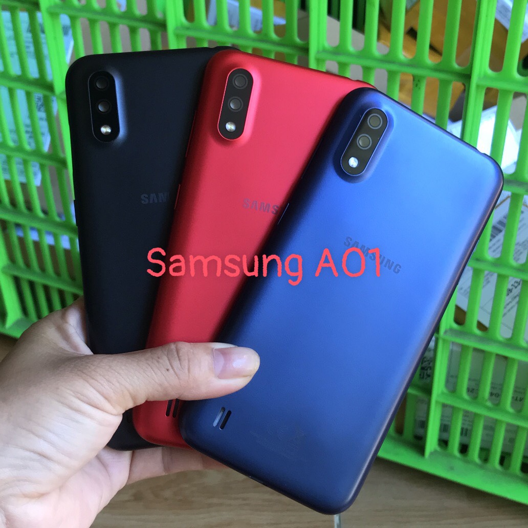 Bộ vỏ Samsung A01 Zin new <<Ảnh thật>>