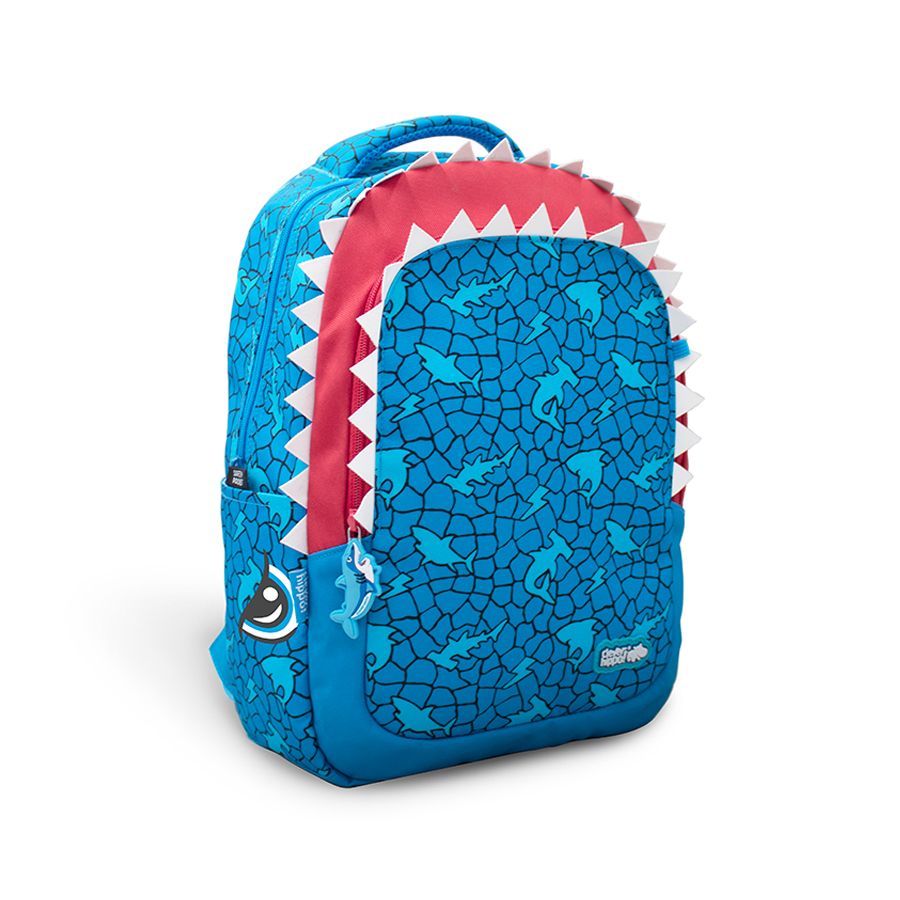 Balo Đi Học, Đi Chơi Easy Go - Shark Cage CLEVER HIPPO BS0108/BLUE