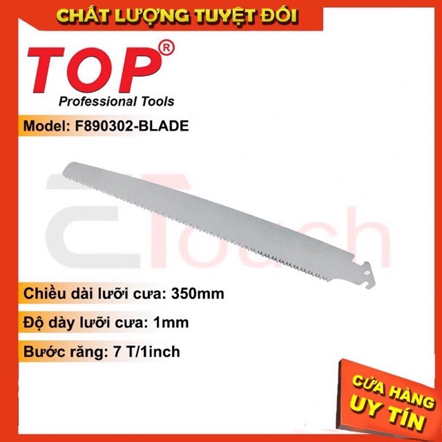 Lưỡi cưa gỗ kiếm top 350mm, thay thế cưa gỗ top, barker