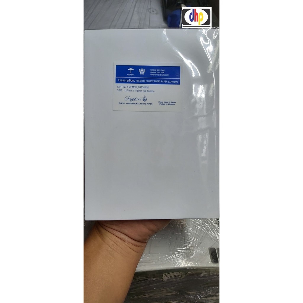 ✾ↂ♣ Giấy ảnh Shapphire 13x18
