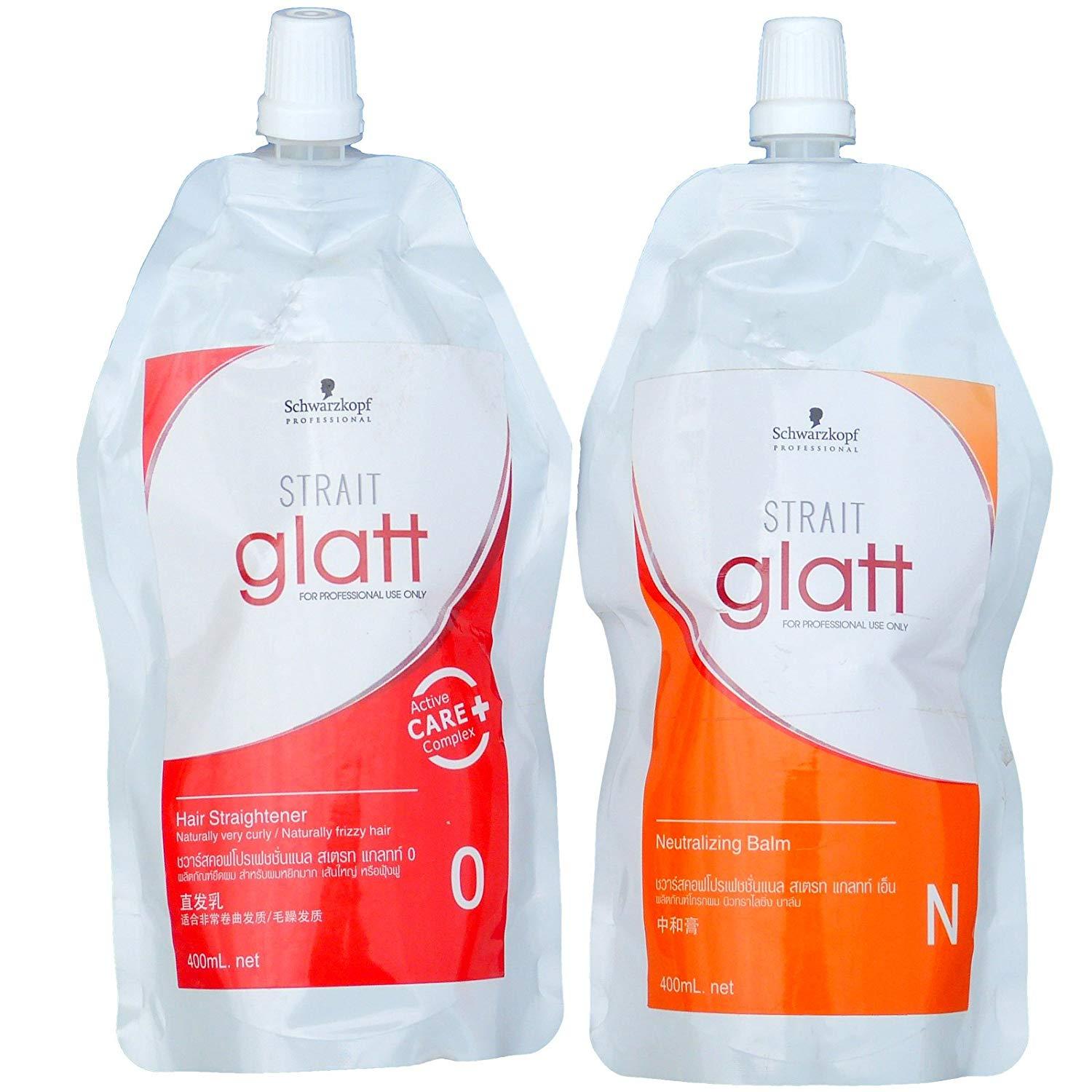 [HCM]Cặp uốn duỗi tóc Schwarzkopf Glatt 400mlx2 ( Thái Lan) ( nguyên cặp)