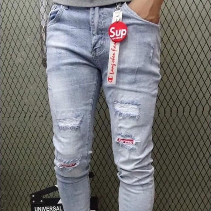 QUẦN JEAN NAM CHẤT BÒ TRẮNG XANH WASH XƯỚC NEW TREND HOT TREND NHẤT 2022 TOKYO-2000 CAO CẤP - TOKYO FASHION