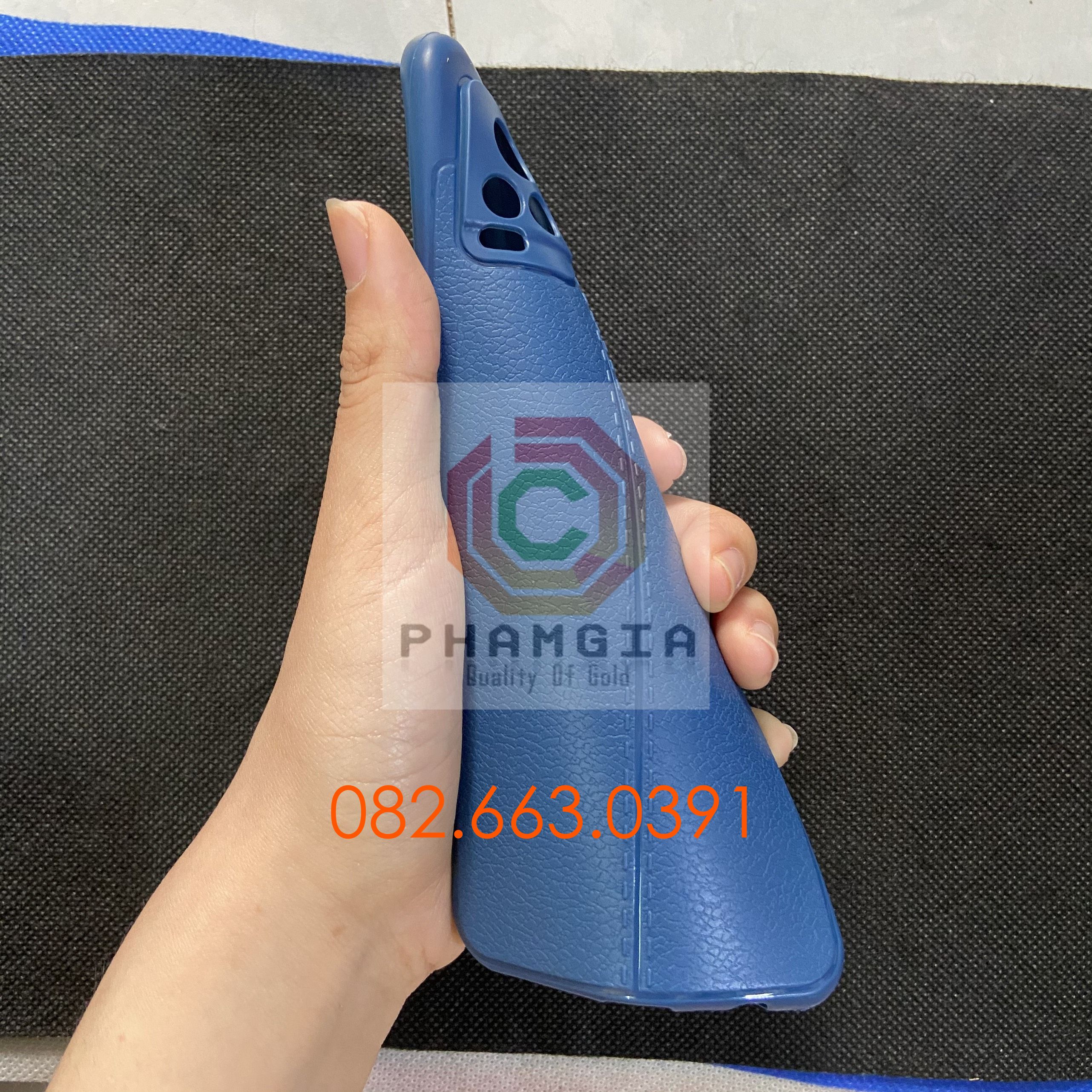 Ốp lưng Vivo V20 dẻo giả da auto bảo vệ camera