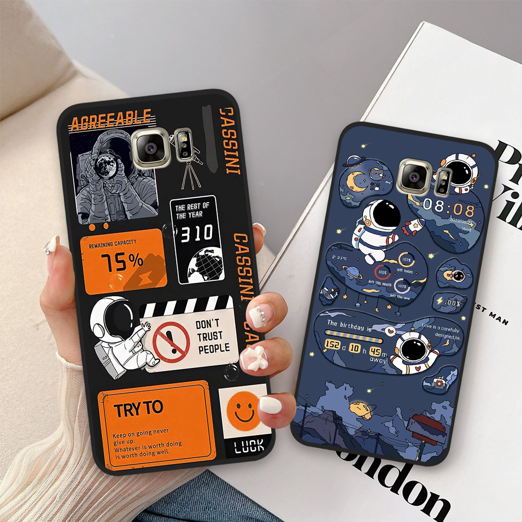 Ốp lưng Samsung Galaxy Note 4 / Note 5 hình vũ trụ, phi hành gia astronaut độc đáo