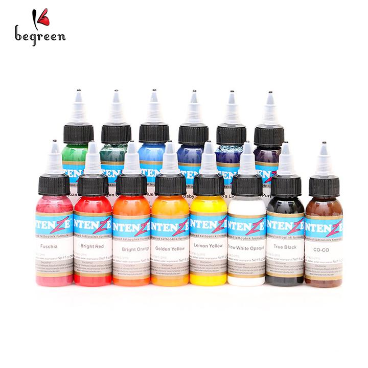 Mực tập xăm Intenze mini 14 màu