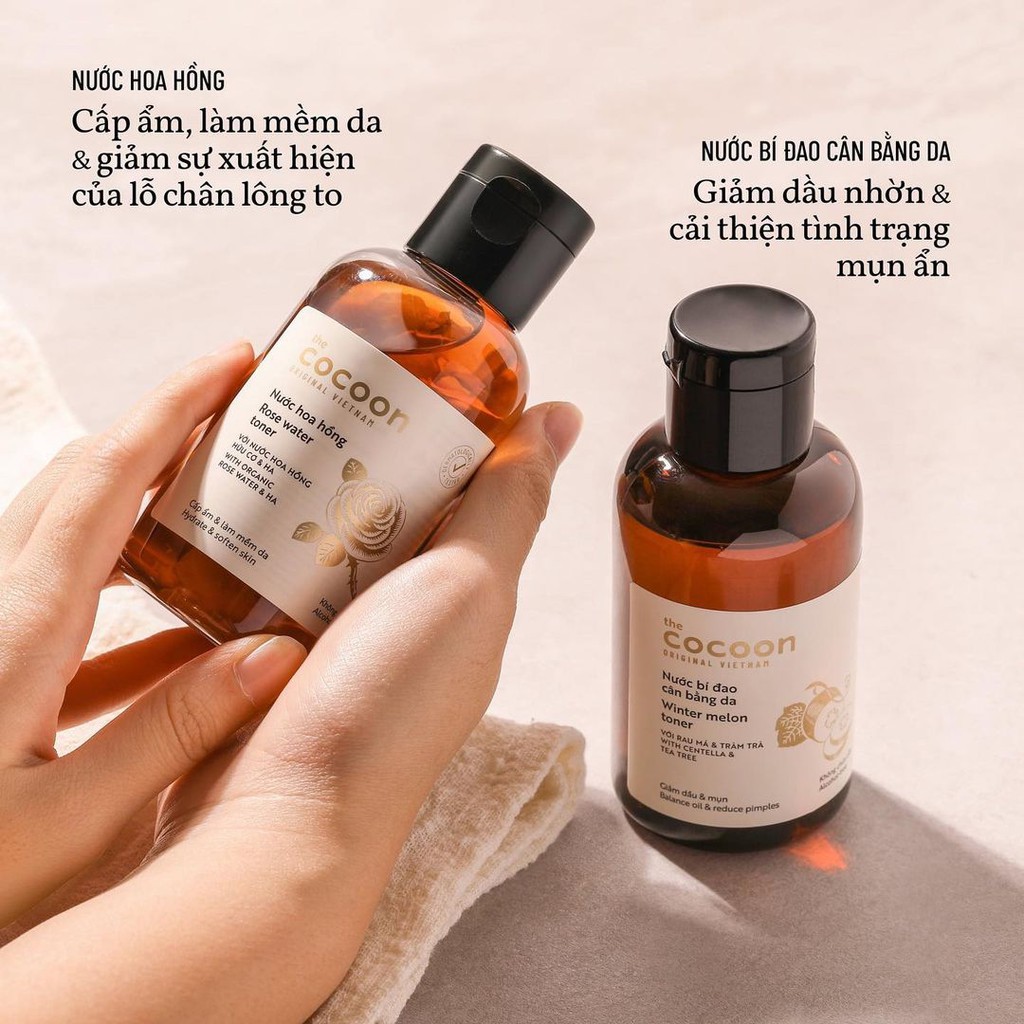Nước bí đao cân bằng da (Winter melon toner) Cocoon 140ml