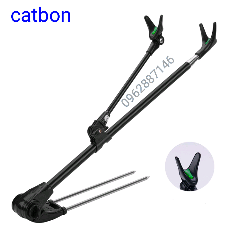 Chống cần câu đài catbon 2m1 xoay 180