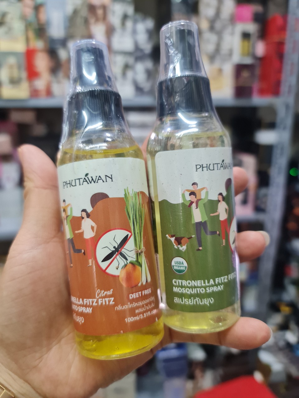 Xịt Chống Muỗi Citronella Phutawan Thái Lan