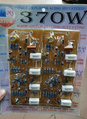 Bo 8 sò 2 vế 370w