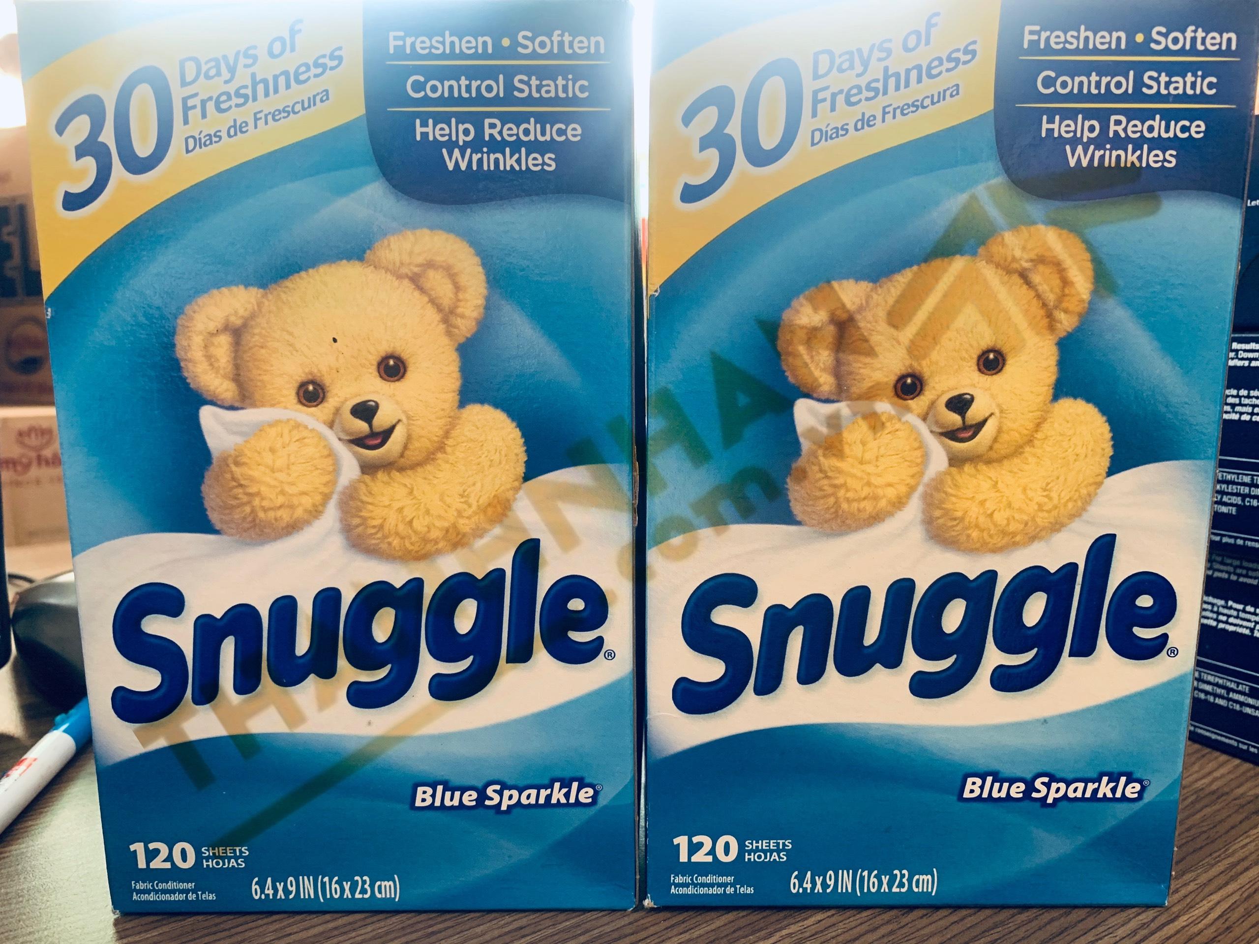 Hộp giấy thơm Snuggle Gấu (120 tờ)