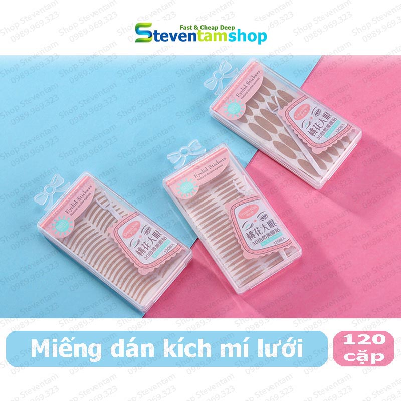 Bộ 240 miếng dán kích mí mắt Keli (120 cặp)
