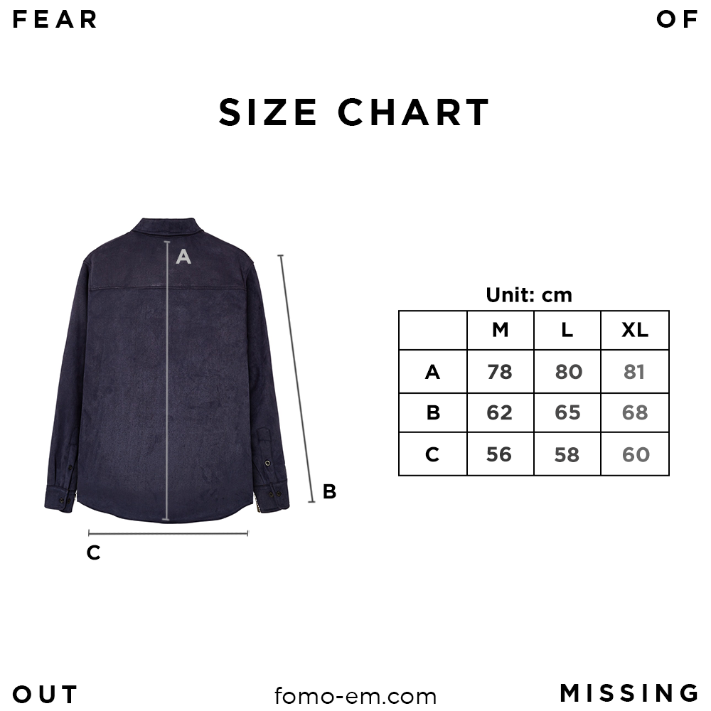 FOMO Áo sơ mi tay dài unisex DOULEATH JACKET