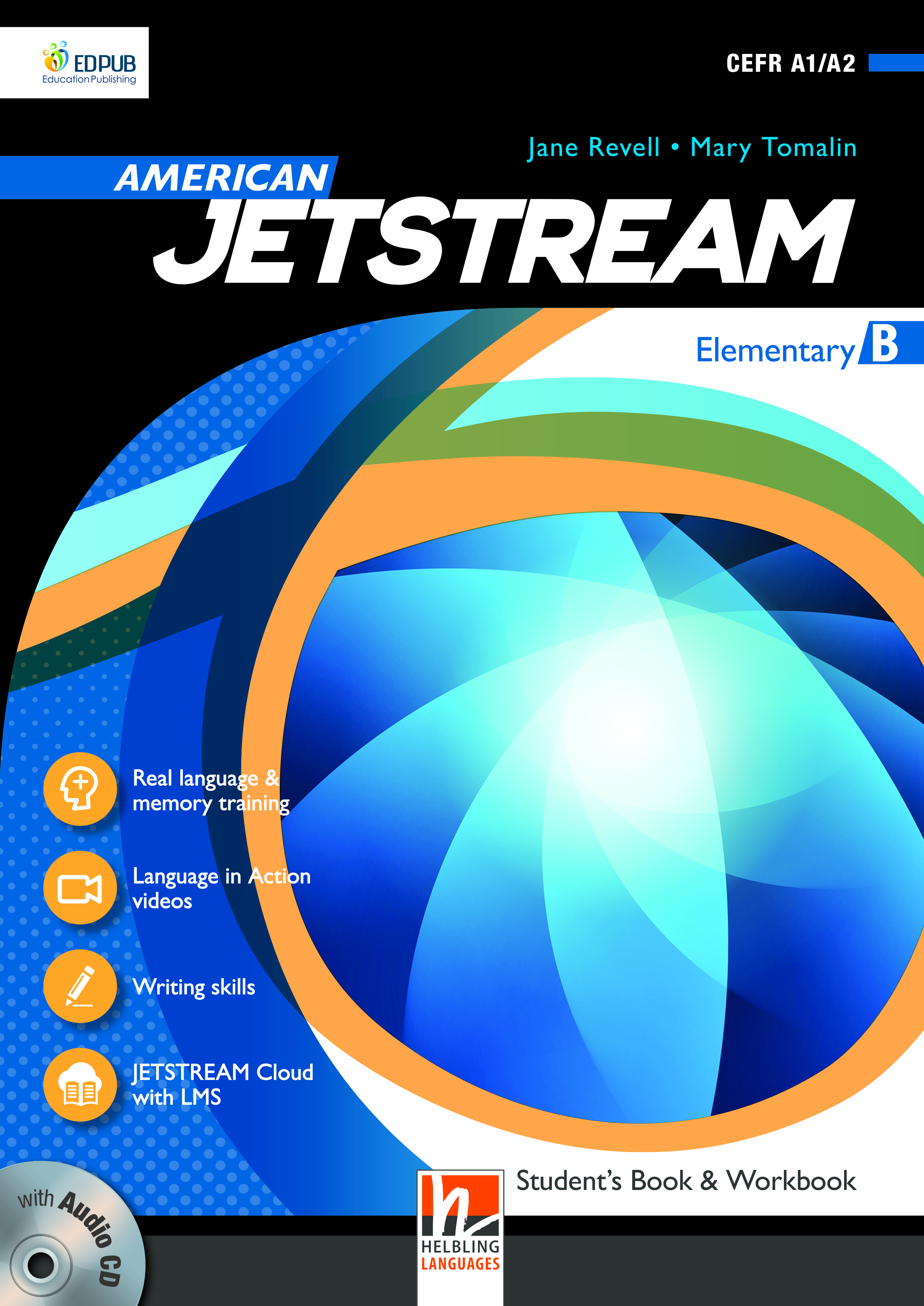 Sách - dtpbooks - American Jetstream Elementary B Student's book & Workbook (Không kèm CD)