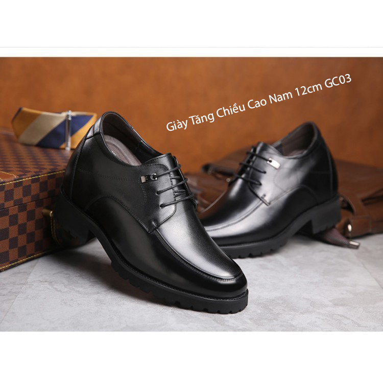 [HCM]Giầy Tăng Chiều Cao Nam 12cm GC03
