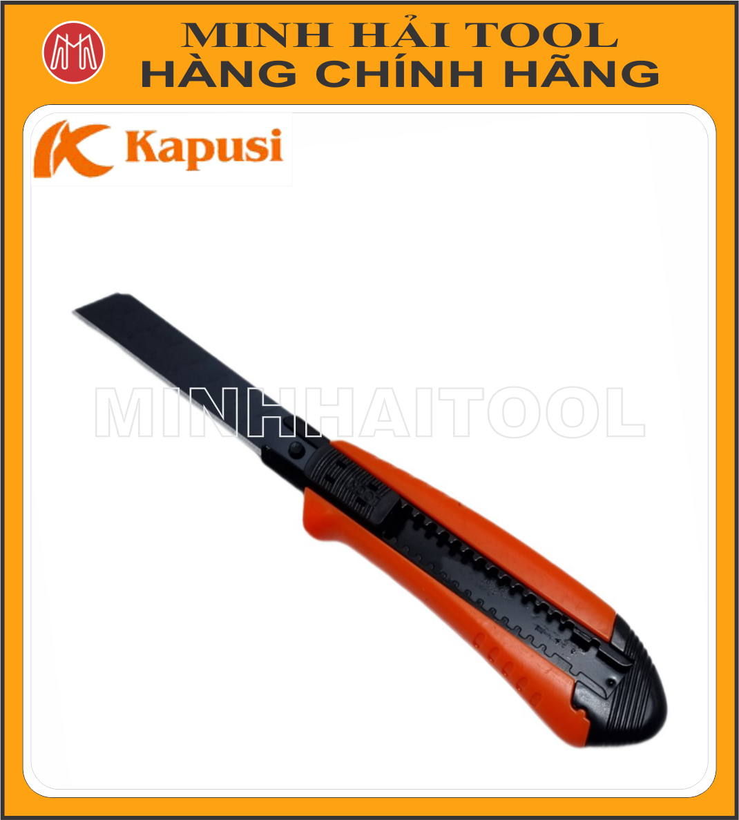 Kapusi Japan – Dao rọc giấy dài 180mm. Model: K-8744. Chất liệu: Lưỡi thép SK5