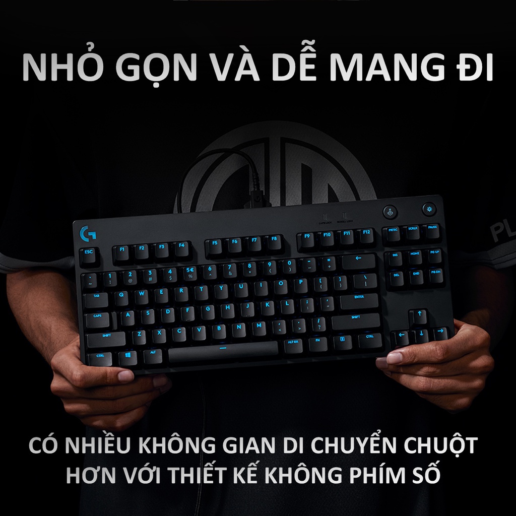 Bàn Phím Chơi Game Logitech PRO X TKL - BLACK