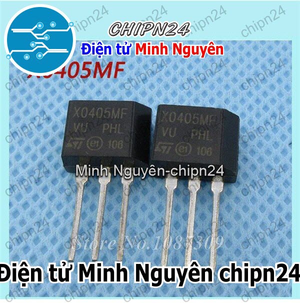 [2 con] (KT1) SCR X0405 TO-220 3A 600V (0405) - HH001847