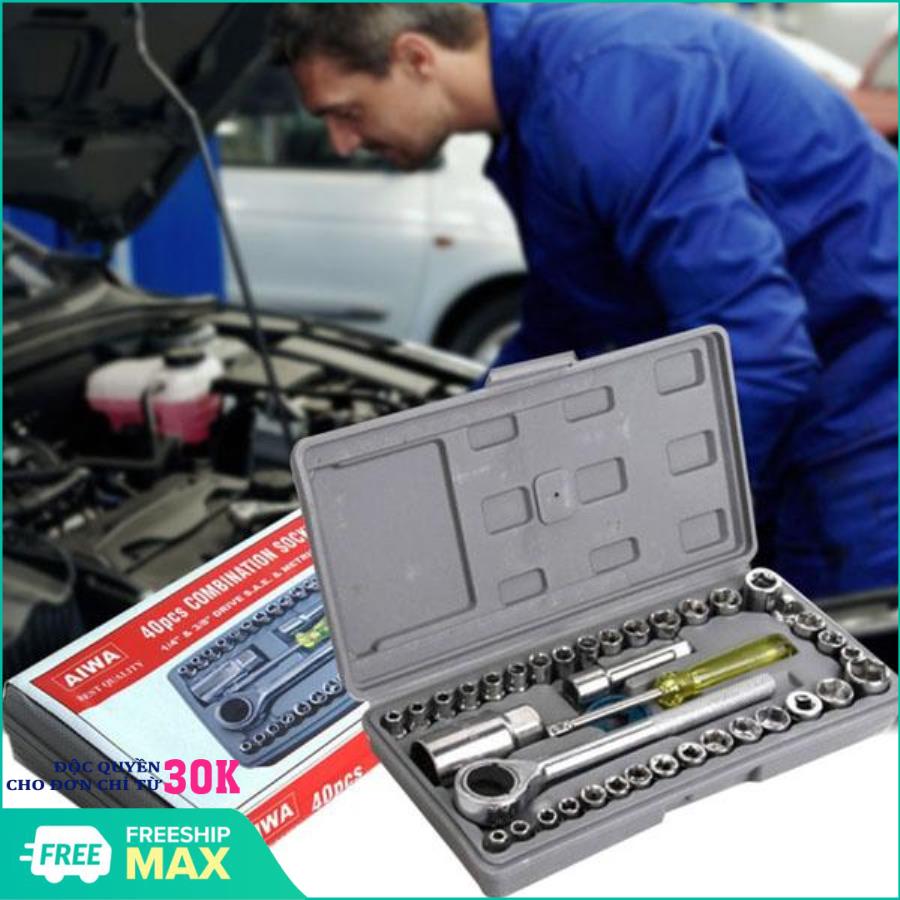 Bộ đồ sửa xe đạp, Gia bo chia khoa sua xe, Bộ Khẩu Mở Siết Ốc 40 Chi Tiết, Đa Năng, Chất Liệu Tốt, Bền và Tiện Dụng , Giảm Giá Ngay 50% , Bảo Hành Uy Tín 1 Đổi 1