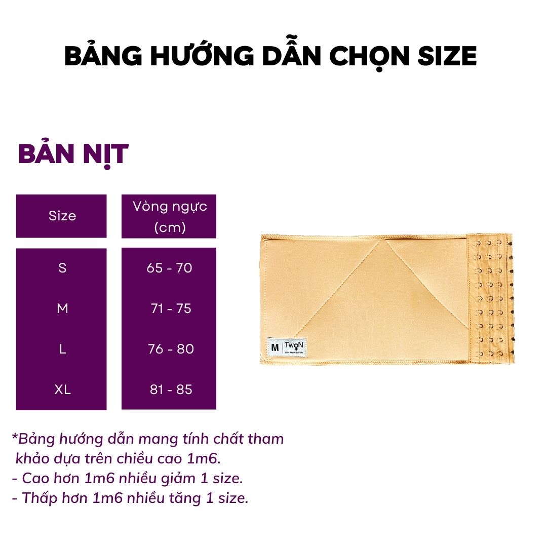 Bản Nịt Ngang - Màu Kem