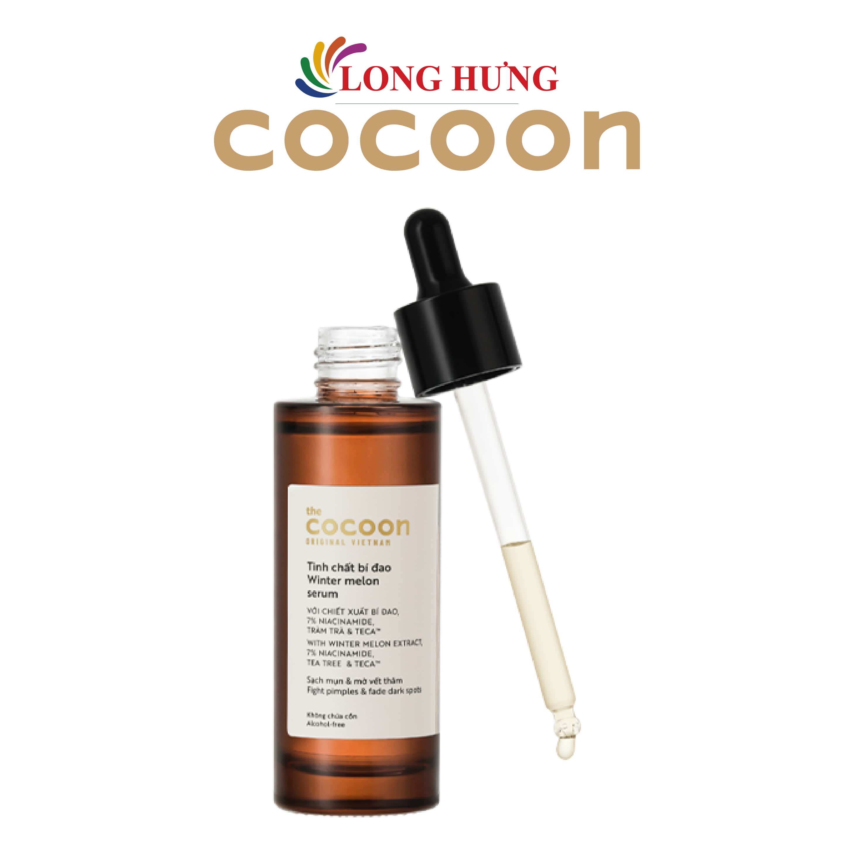 Tinh chất bí đao Cocoon giúp sạch mụn và mờ vết thâm (70ml)