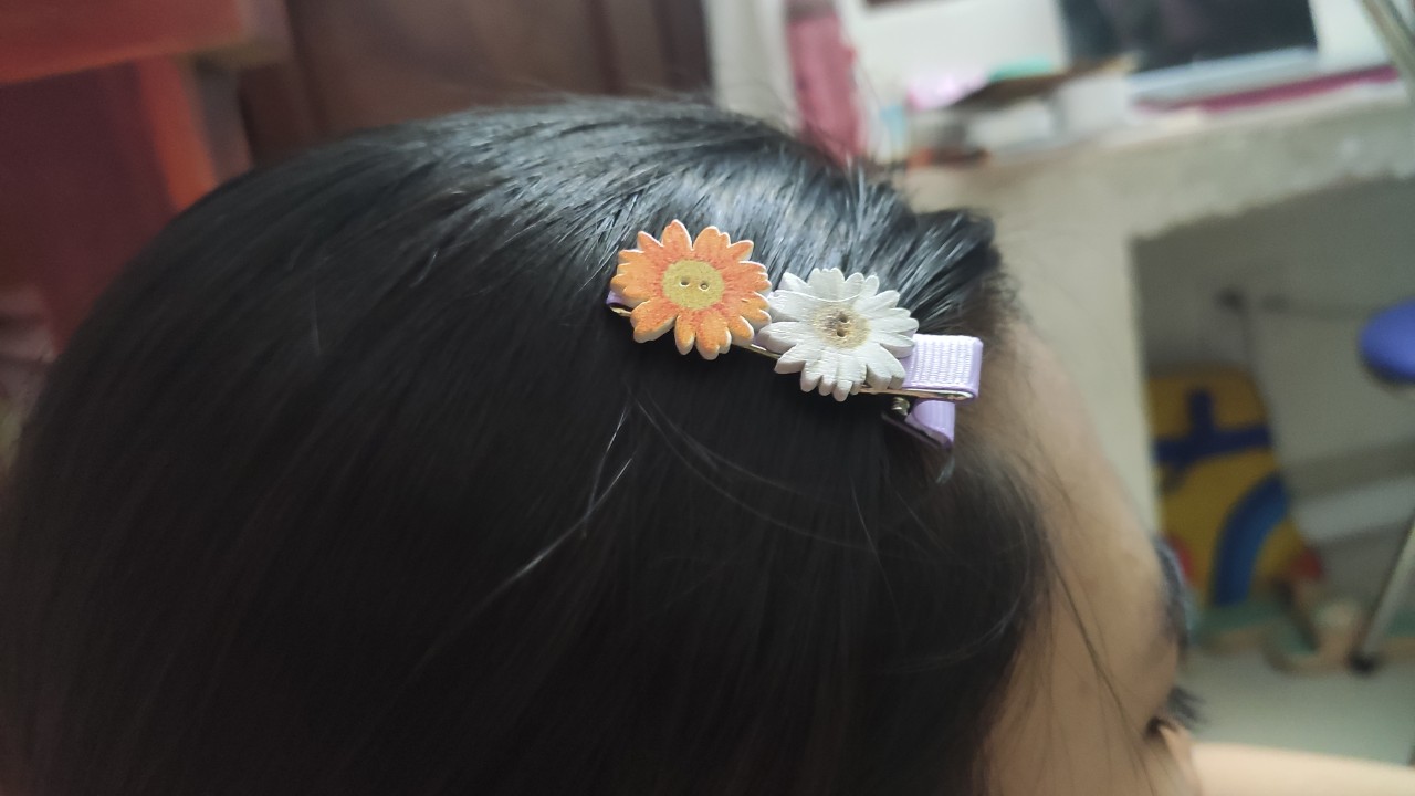 Combo 5/10 kẹp handmade cực xinh cho bé (kẹp lớn)