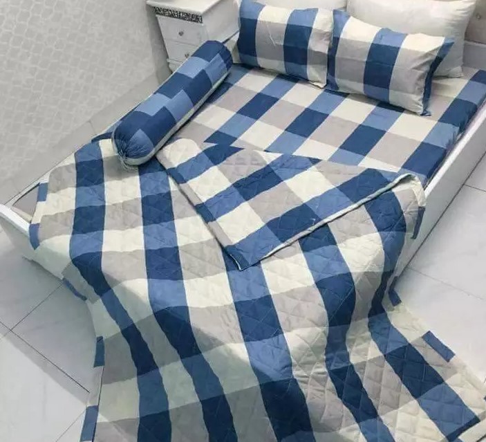 Bộ ga và 2 vỏ gối Mẫu CỜ MỸ