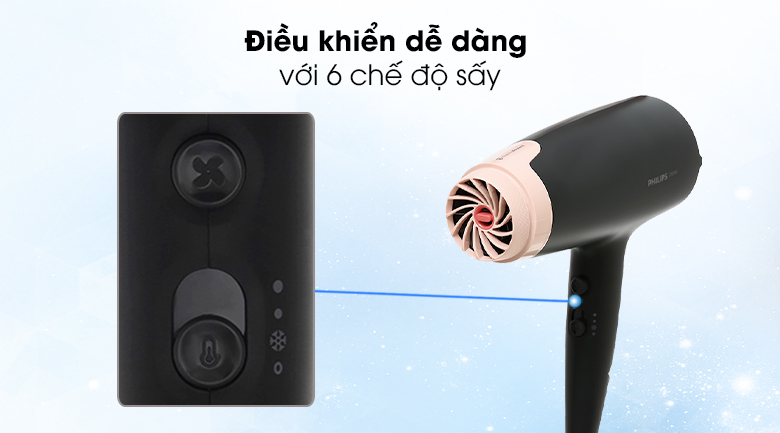 Máy sáy tóc Philips BHD350, 2100W, hàng chính hãng