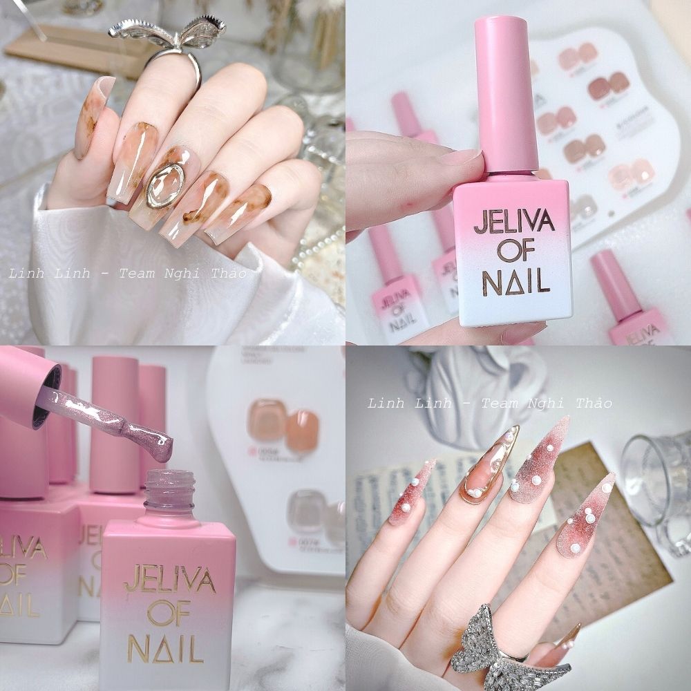Set Sơn thạch Jeliva 8 màu