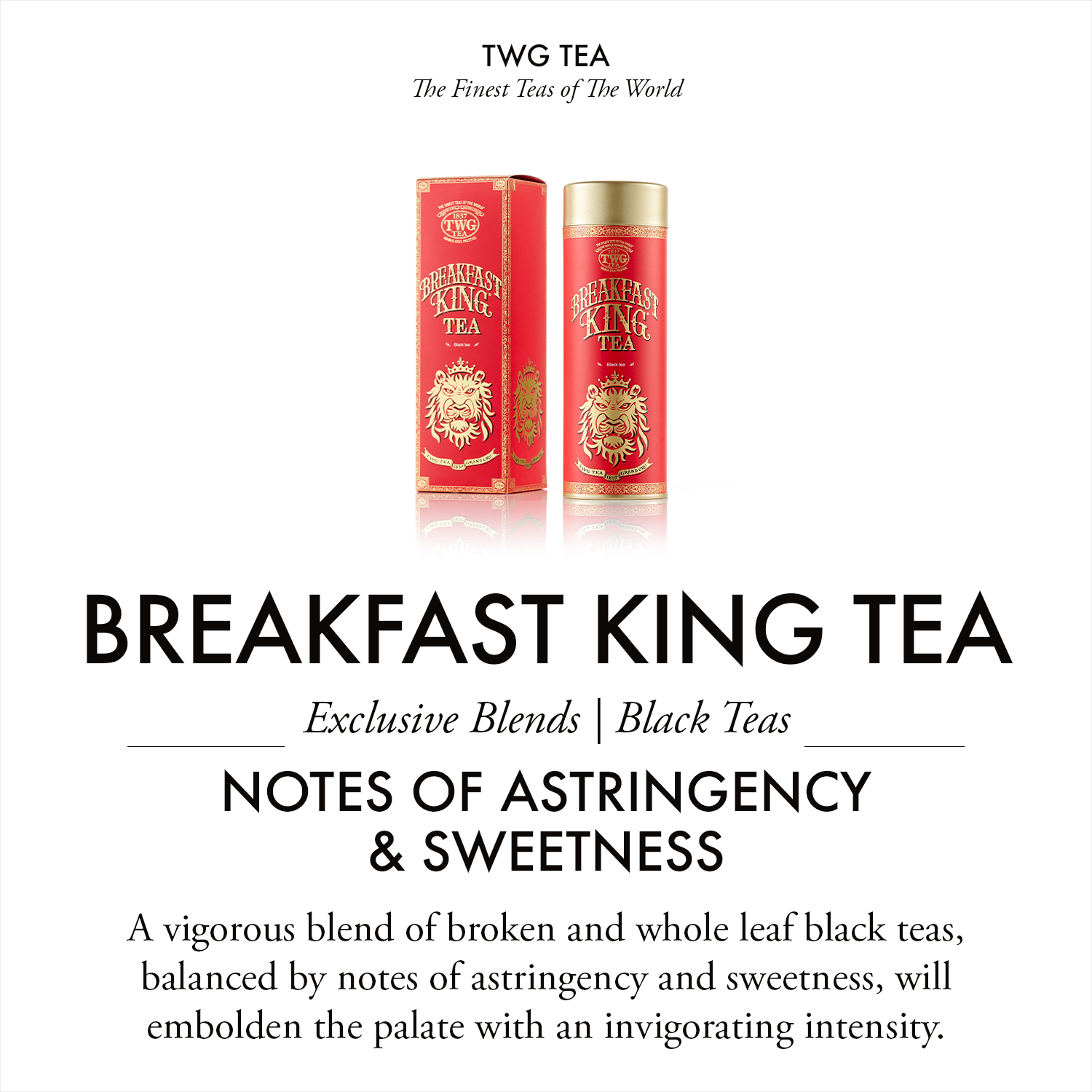Trà TWG Tea - Breakfast King Tea (100g) | Trà Đen