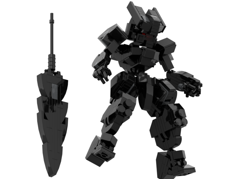Đồ chơi lắp ráp Mech Robot Kuro