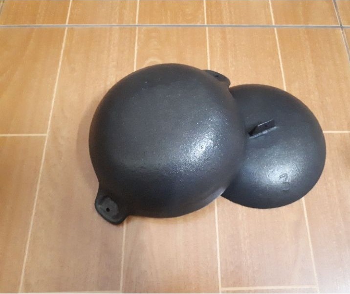 Nồi gang kho thịt cá, nấu cơm niêu 18cm ( số 3 )