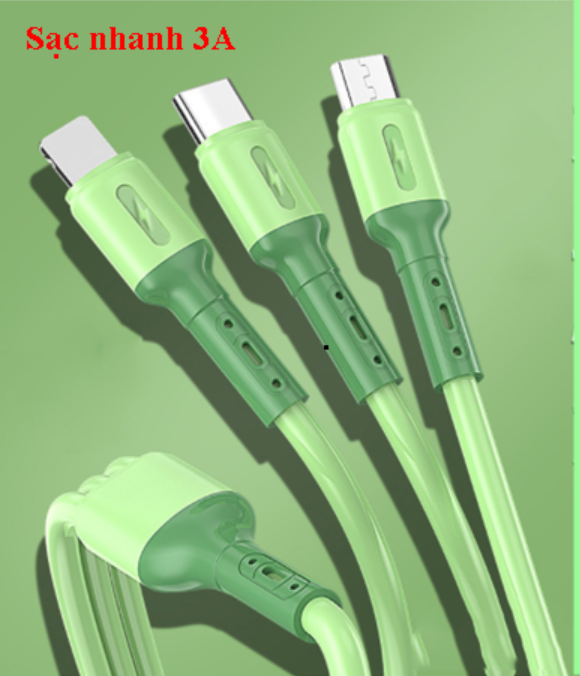 Dây cáp sạc nhanh cao cấp cổng Micro USB / Lightning / Type C