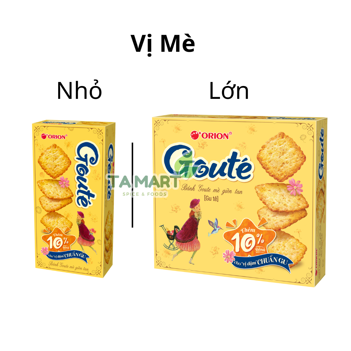 Bánh Goute mè giòn tan Orion