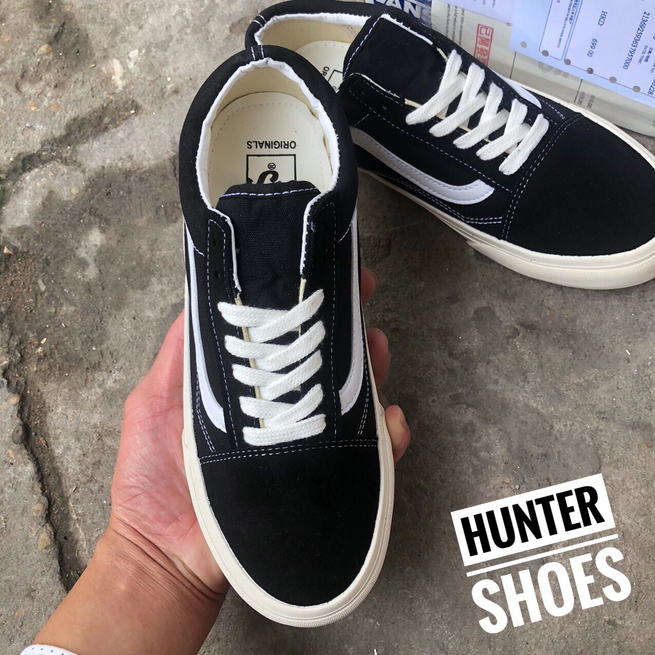 GIÀY VANS VAULT ĐEN (Full box, Bill)