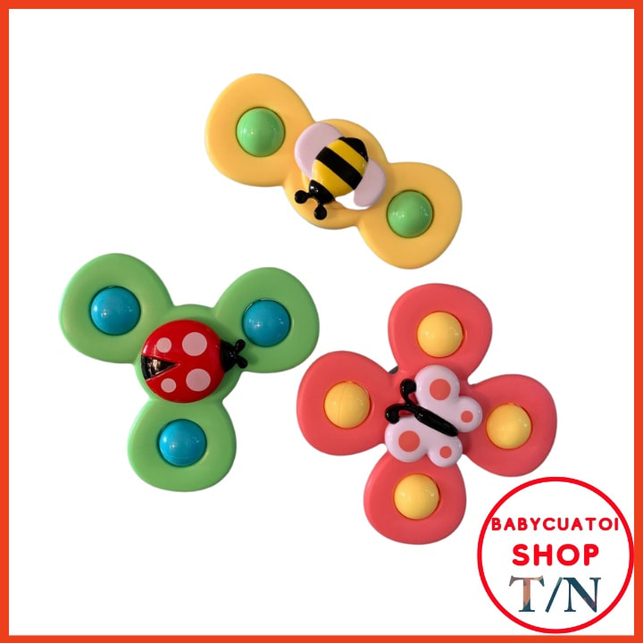 Set 3 Đồ toy gyroscope spinner petals picture wall stickers fun for baby