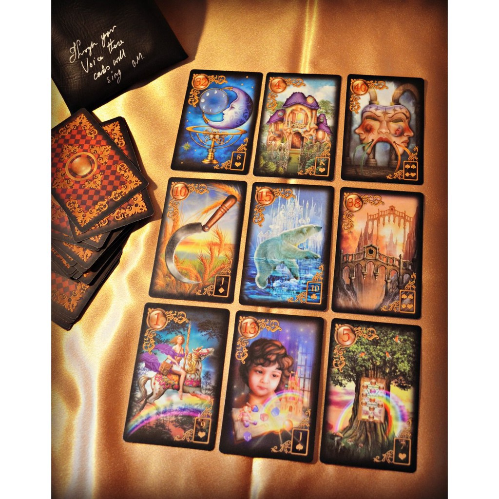 Bộ bài Lenormand Gilded Reverie Cao Cấp