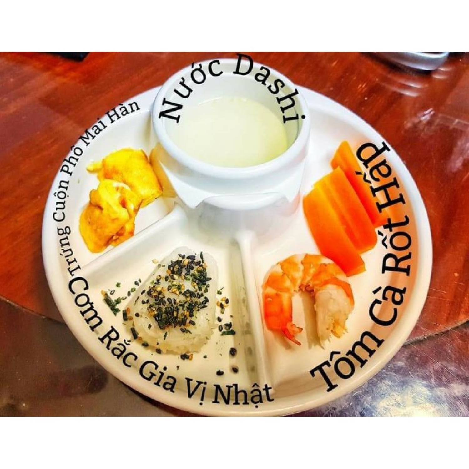 Gia vị rắc cơm cháo cho bé ăn dặm