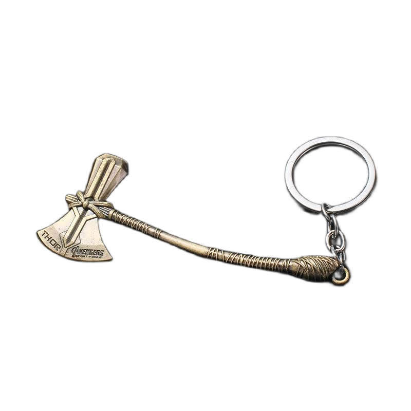 Móc khóa búa Thor StormBreaker Infinity War hợp kim cao cấp 10cm