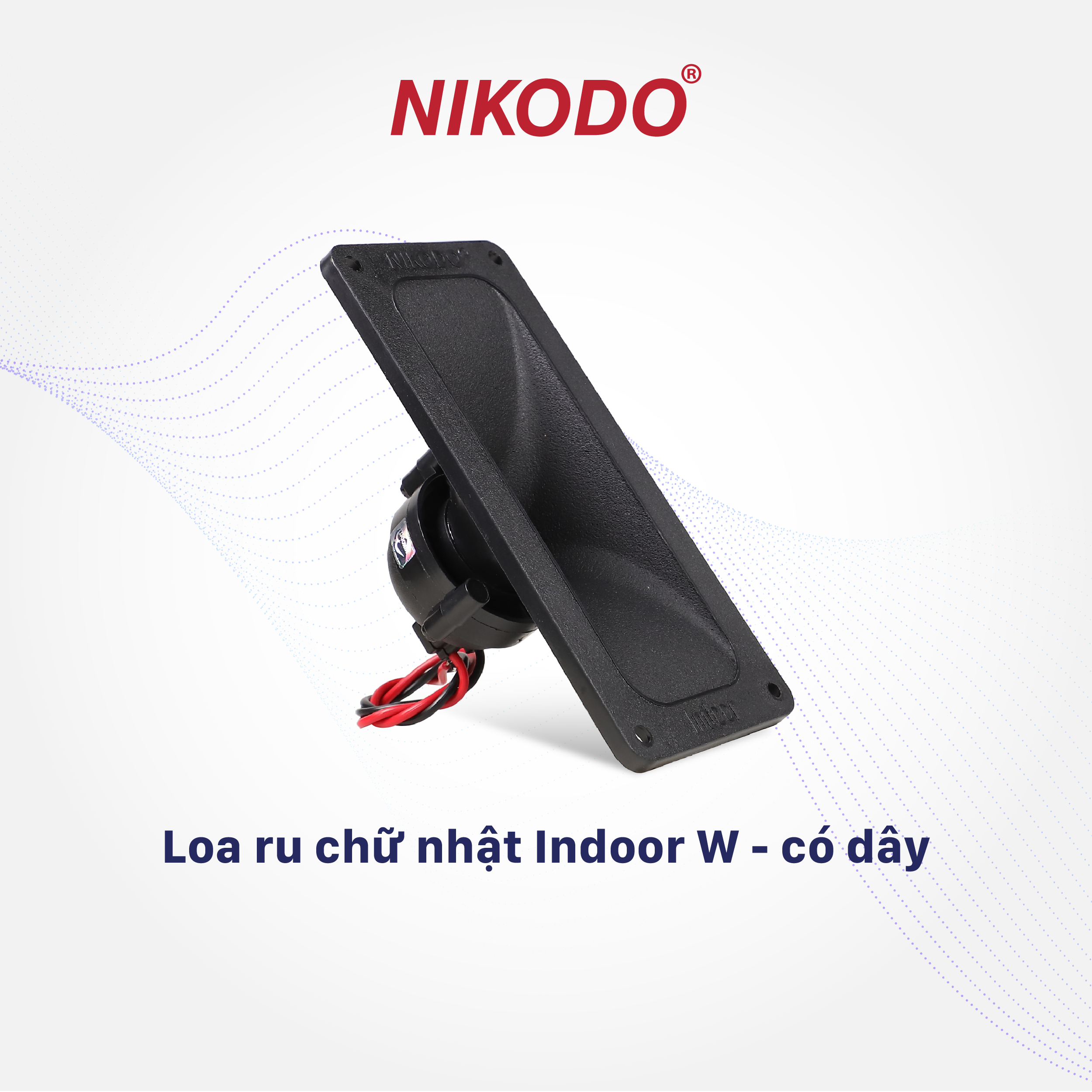 Loa ru chữ nhật Indoor Nikodo W chính hãng, âm thanh chân thực, dẫn dụ chim yến vào nhà, chuẩn QC Malaysia