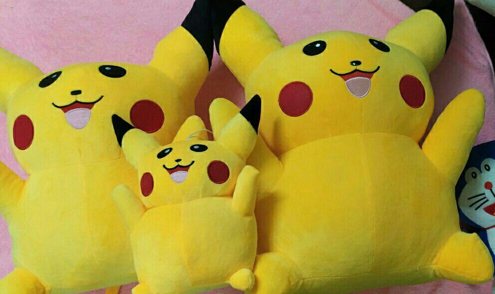 Gấu bông Pikachu 60 cm Pokemon Pikachu dễ thương