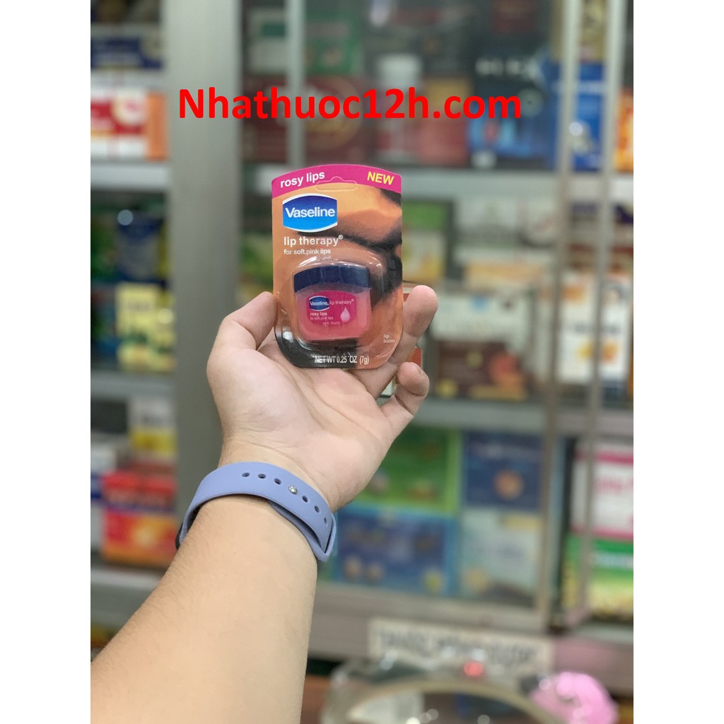 [HCM]Vaseline Dưỡng Môi - Sáp dưỡng môi Vaseline Lip Therapy 7g - Đỏ.