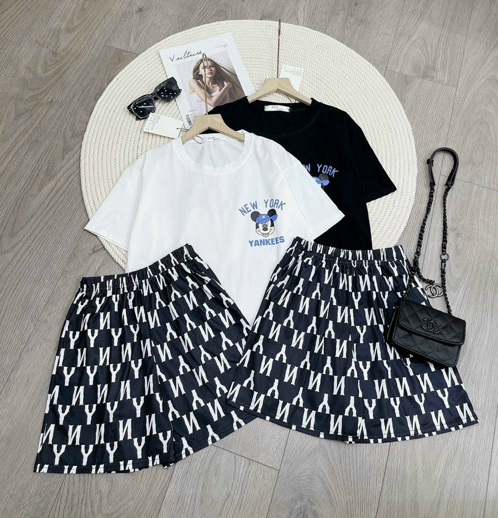 SET BỘ ĐÙI NỮ MẶC NHÀ- BỘ COTTON MẶC HÈ DPVKV74