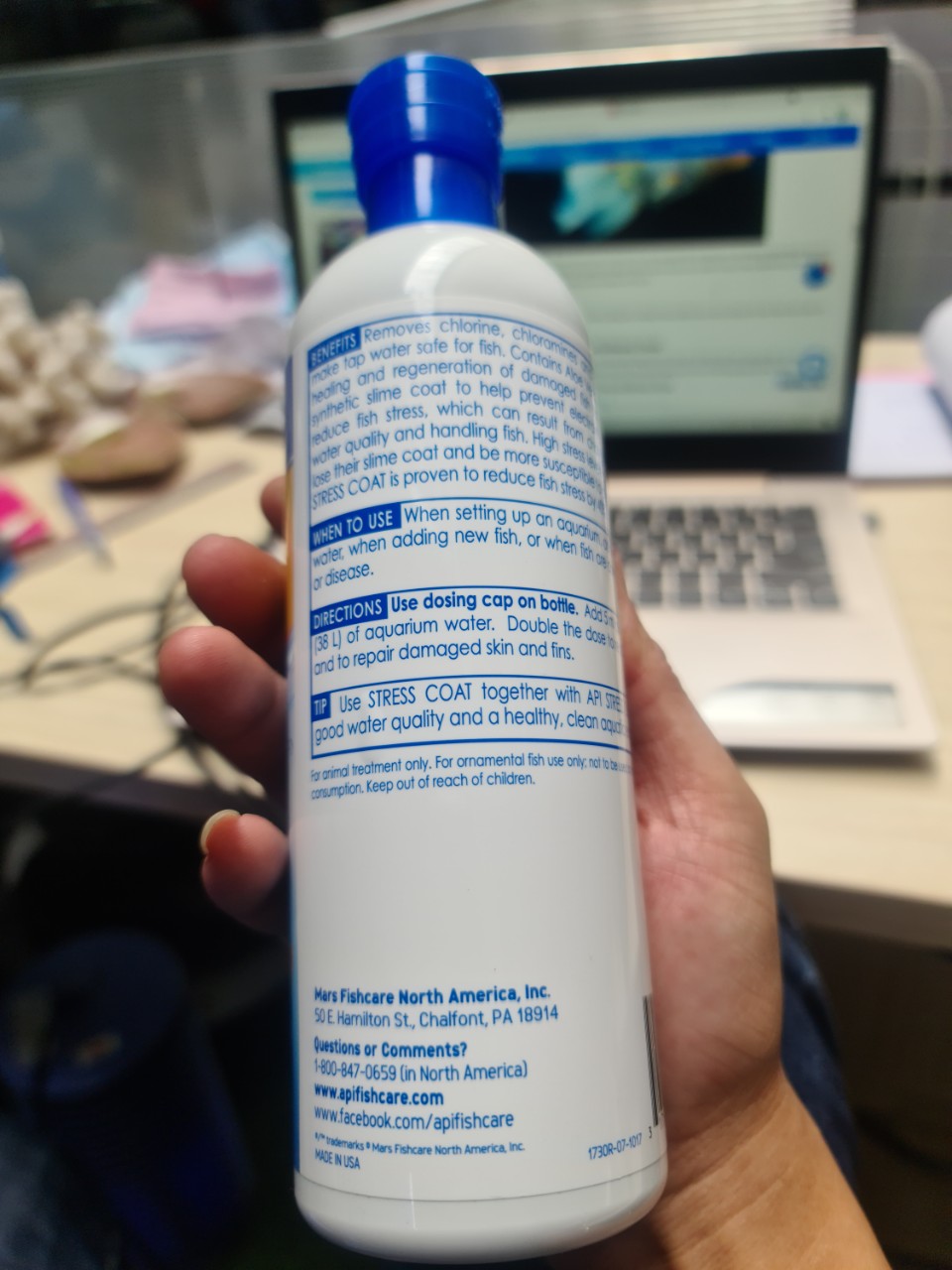 [HCM]Stress Coat++ API – Dưỡng cá thần dược cho cá cảnh cá koi cá rồng 500ml