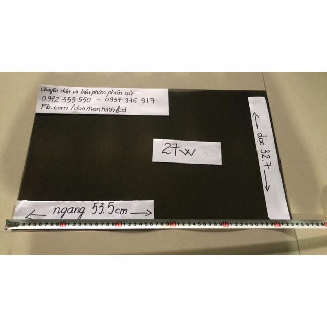 phim phân cực 24 inch 24in 24inch wide (hình chữ nhật) để dán cho màn hình LCD tivi hmilaptop điện thoại  odo xe máy
