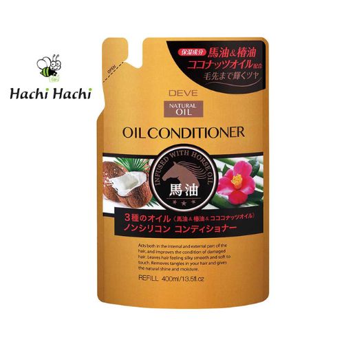 Dầu xả tinh dầu thiên nhiên Kumano Yushi 400ml - Hachi Hachi Japan Shop